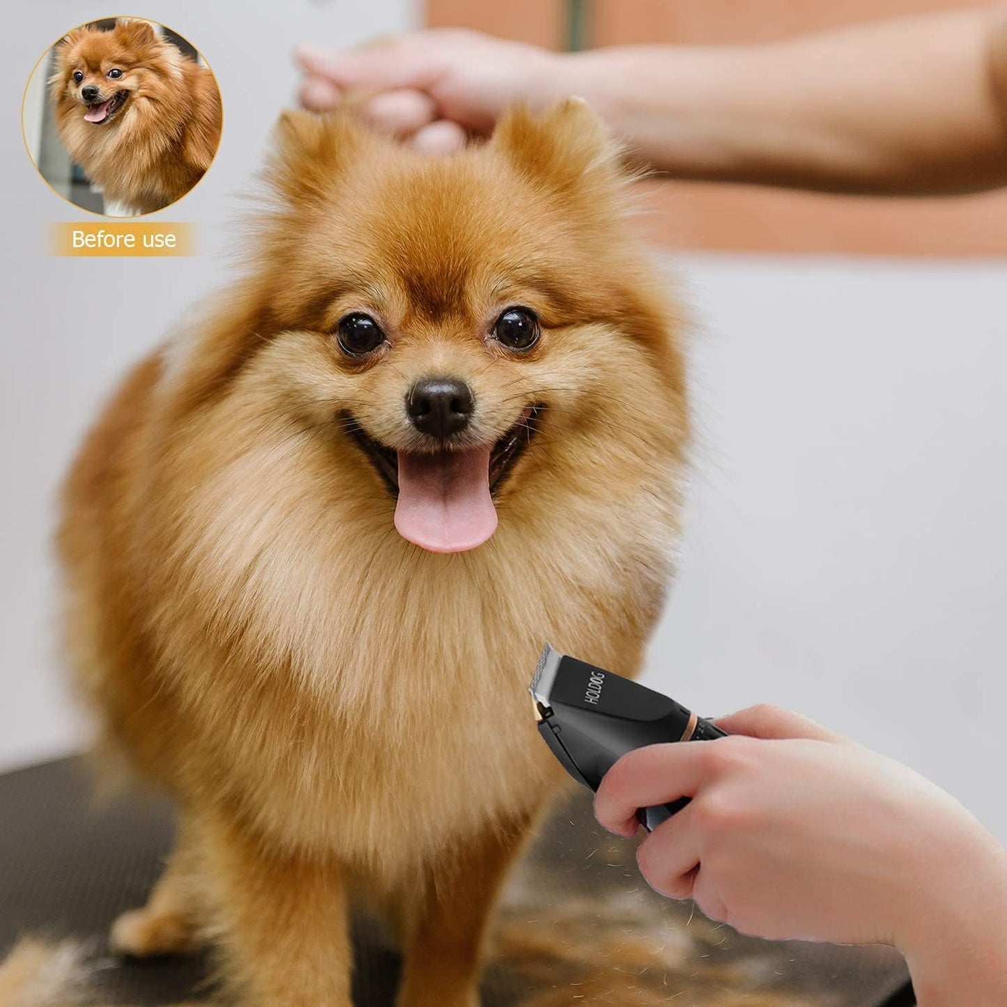 Dog Clippers Professional Heavy Duty Grooming Clipper 3-Speed Low Noise High Power Rechargeable Cordless Pet Tools for Small & Large Dogs Cats Pets with Thick Coats - Best Pet Care Store