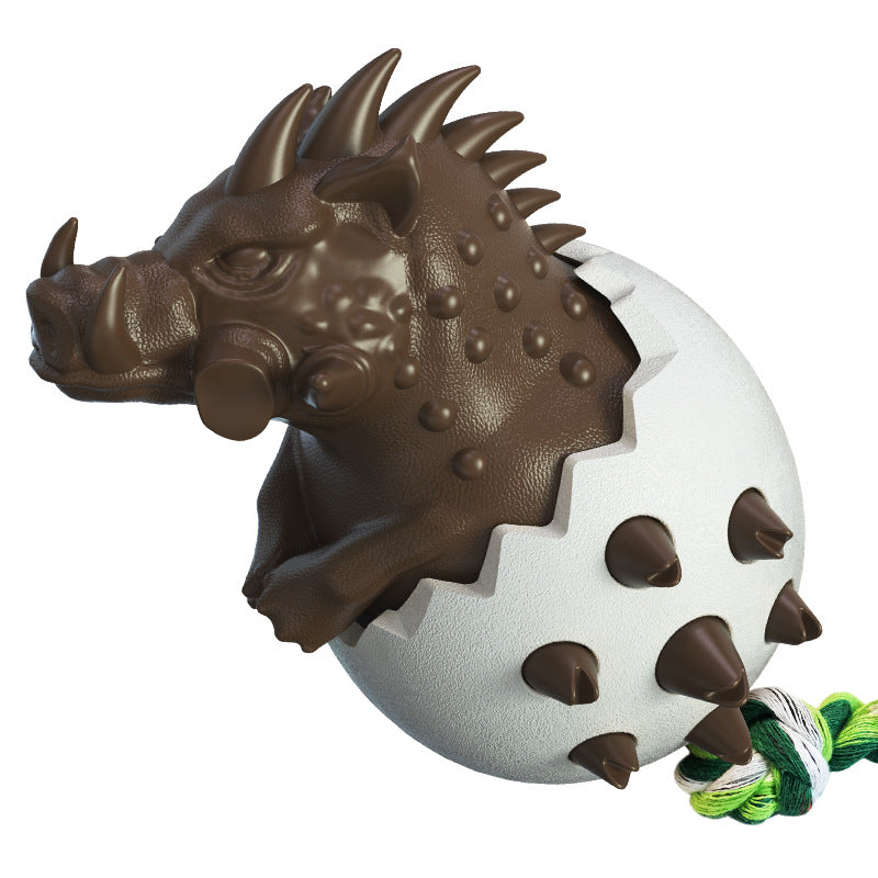 Wild Boar Egg Dog Toothbrush Molar Chew Stick