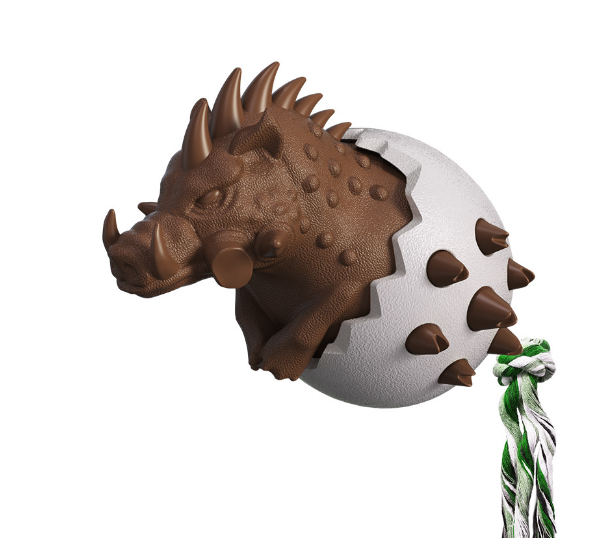 Wild Boar Egg Dog Toothbrush Molar Chew Stick
