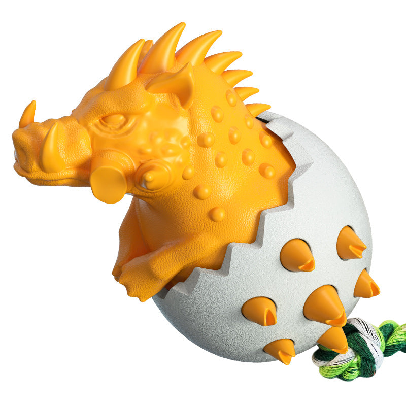 Wild Boar Egg Dog Toothbrush Molar Chew Stick
