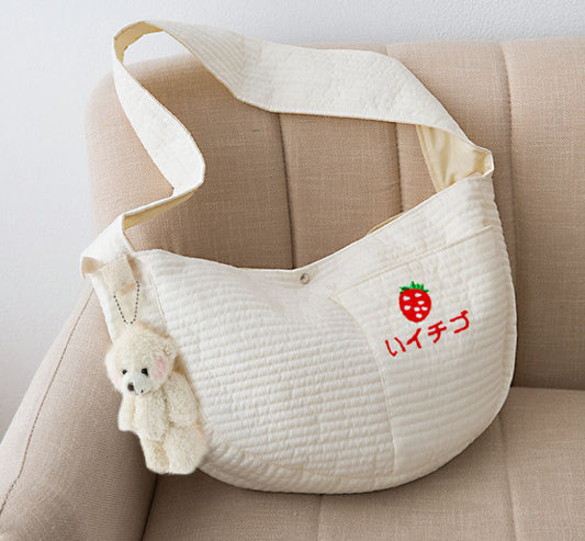 Portable Cat and Dog Backpack Canvas Pet Carrier