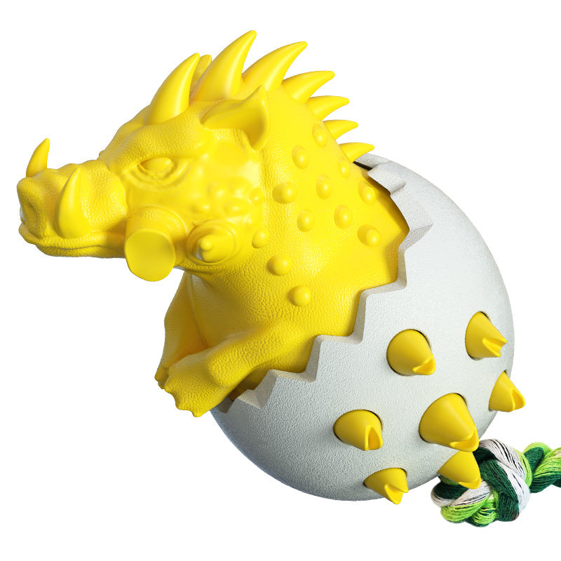 Wild Boar Egg Dog Toothbrush Molar Chew Stick