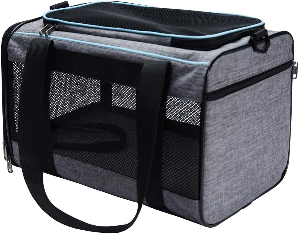 17.5X11X11 Inches Cat, Dog Carrier for Pets up to 16 Lbs, Soft-Sided Cat Bag Animal Carriers Travel Puppy Carry as a Toy of Fabric Pet Home - Best Pet Care Store