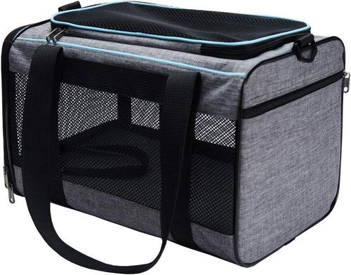17.5X11X11 Inches Cat, Dog Carrier for Pets up to 16 Lbs, Soft-Sided Cat Bag Animal Carriers Travel Puppy Carry as a Toy of Fabric Pet Home - Best Pet Care Store