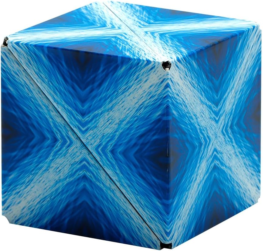 Sensory Fidget Toy for Adults & Kids, Stress Relief Fidget Toy for Adults, Teens & Kids, Cool Fidget Toys for Desk, Classroom Must Have, Sensory Shape Shifting Cube, 100+ Possible Shapes - Best Pet Care Store