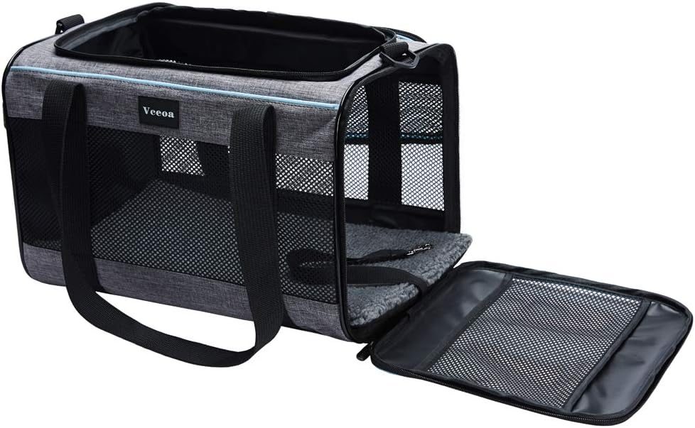 17.5X11X11 Inches Cat, Dog Carrier for Pets up to 16 Lbs, Soft-Sided Cat Bag Animal Carriers Travel Puppy Carry as a Toy of Fabric Pet Home - Best Pet Care Store