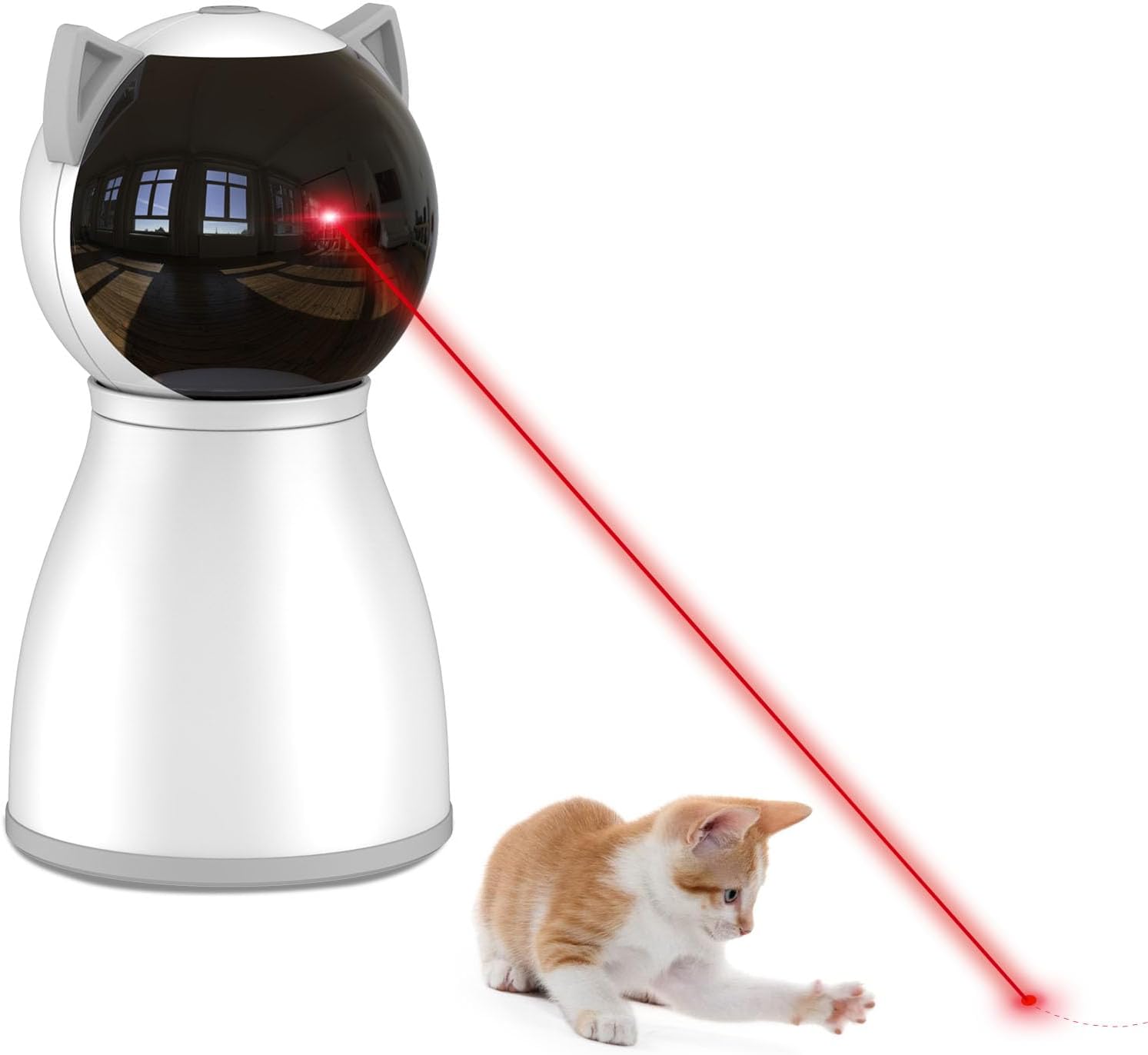 Automatic Rechargeable Cat Laser Toy – Random Trajectory & Motion Sensor - Best Pet Care Store