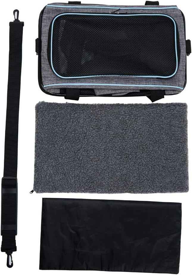 17.5X11X11 Inches Cat, Dog Carrier for Pets up to 16 Lbs, Soft-Sided Cat Bag Animal Carriers Travel Puppy Carry as a Toy of Fabric Pet Home - Best Pet Care Store