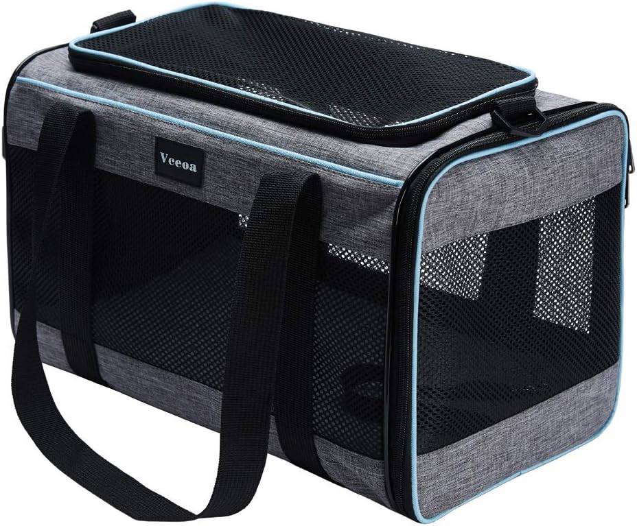17.5X11X11 Inches Cat, Dog Carrier for Pets up to 16 Lbs, Soft-Sided Cat Bag Animal Carriers Travel Puppy Carry as a Toy of Fabric Pet Home - Best Pet Care Store