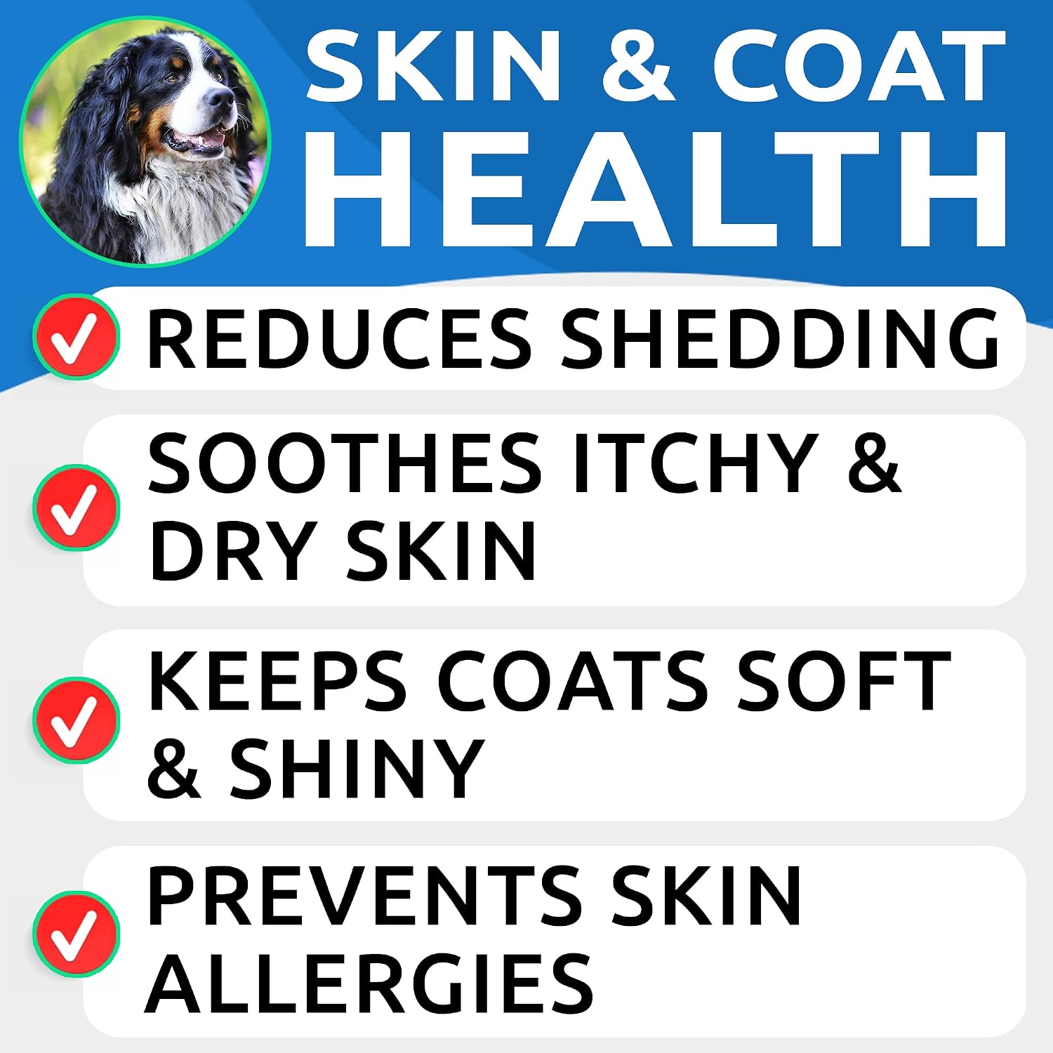 Omega 3 Alaskan Salmon Fish Oil Treats for Dogs – Skin, Coat & Joint Support, 180ct - Best Pet Care Store
