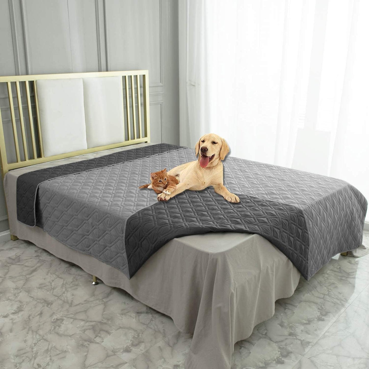 Reversible Waterproof Dog Bed Cover – Pet Blanket for Furniture, Sofa & Couch - Best Pet Care Store