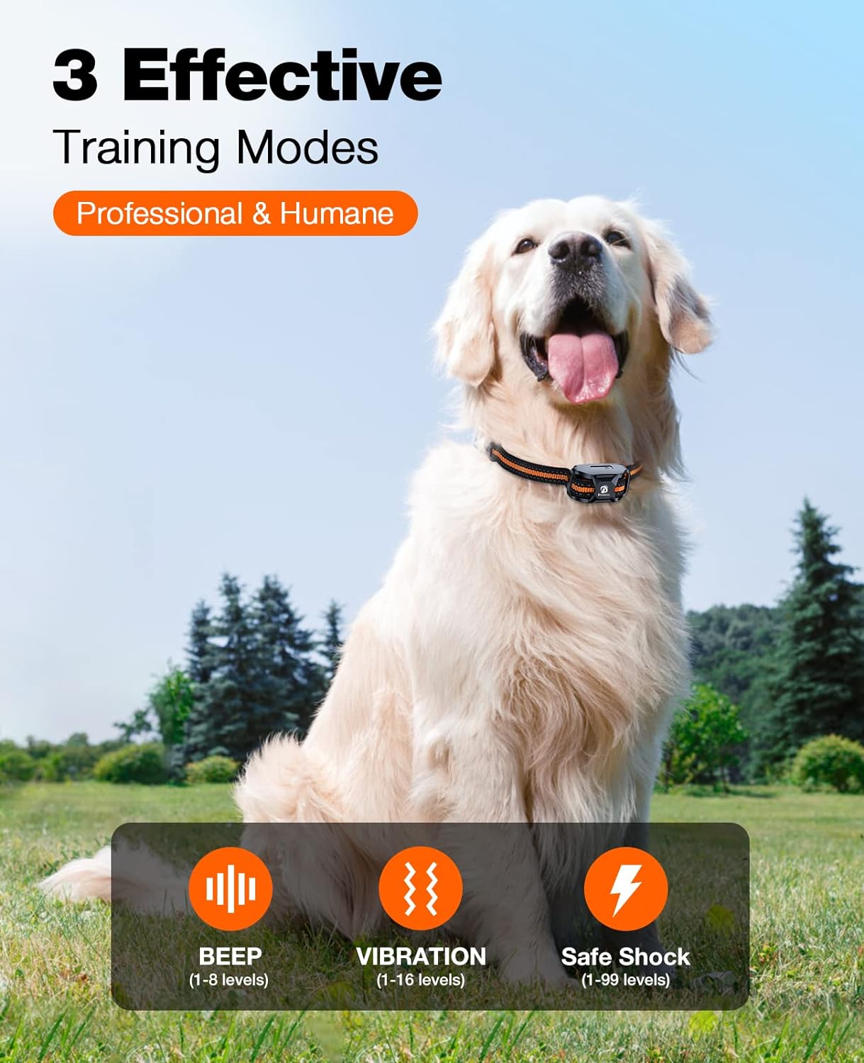 Dog Training Shock Collar with Remote – 3300Ft Range, Beep, Vibration & Shock, All Sizes - Best Pet Care Store