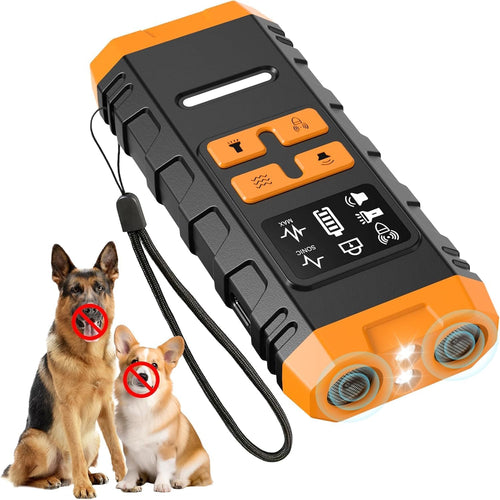 2026 Upgraded Ultrasonic Anti-Bark Device – 4 Modes, LED Light, LCD Screen, Indoor & Outdoor - Best Pet Care Store