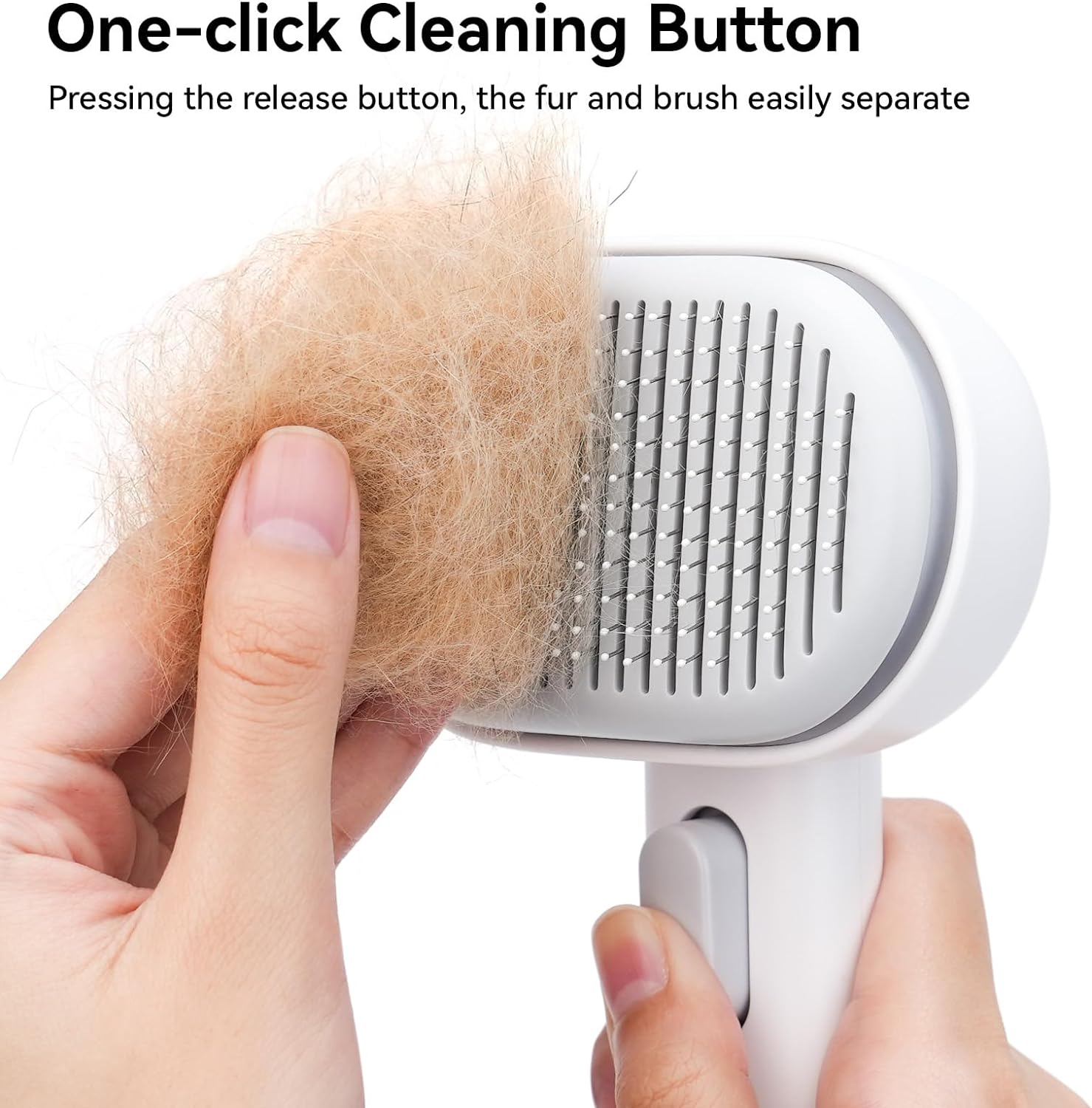 Cat Grooming Brush for Shedding – Deshedding Comb for Long & Short Hair Cats, Kittens & Rabbits - Best Pet Care Store