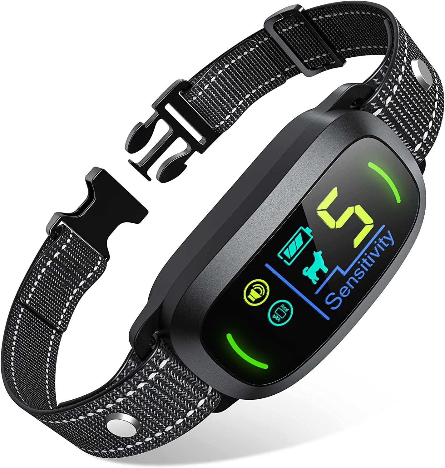 Rechargeable Smart Dog Bark Collar – Beep & Vibration, 5 Sensitivity Levels, All Sizes - Best Pet Care Store