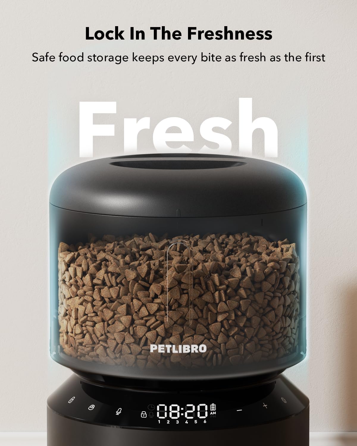 PETLIBRO Automatic Cat Feeder – 3L Programmable Dispenser, Timed Portions, Voice Meal Call, Dual Power - Best Pet Care Store