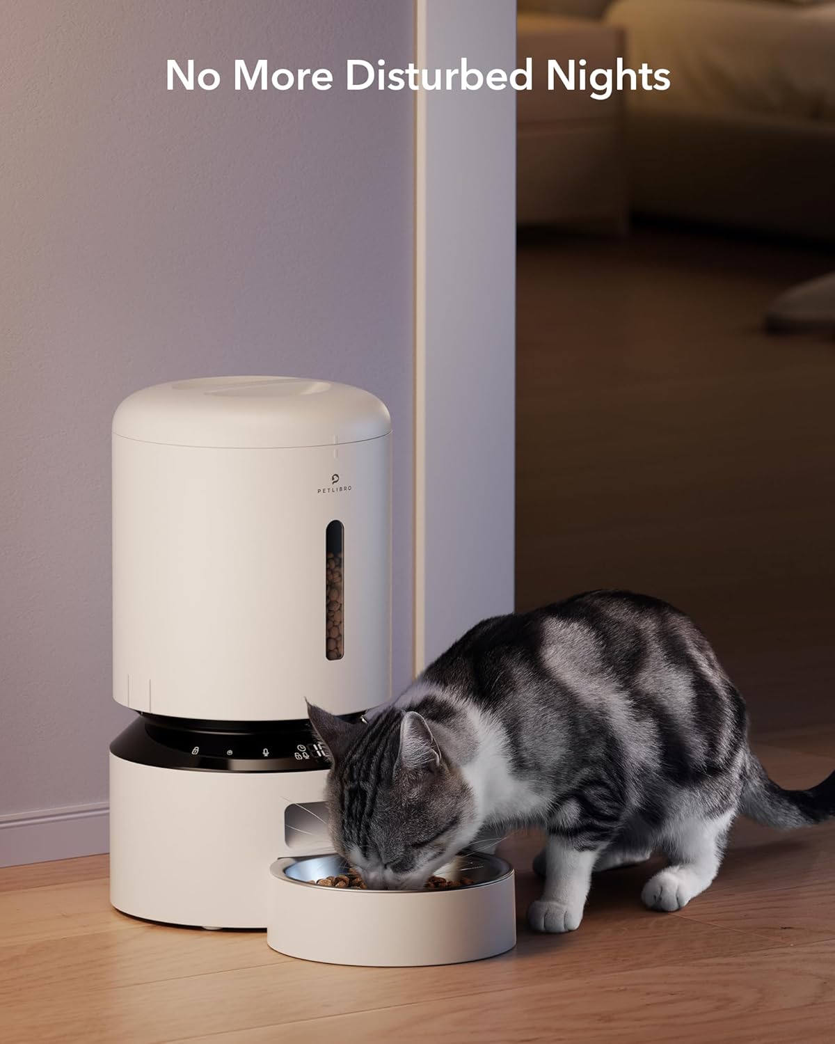 PETLIBRO Automatic Cat & Dog Feeder – 5L Timed Dry Food Dispenser, Up to 6 Meals/Day, White - Best Pet Care Store