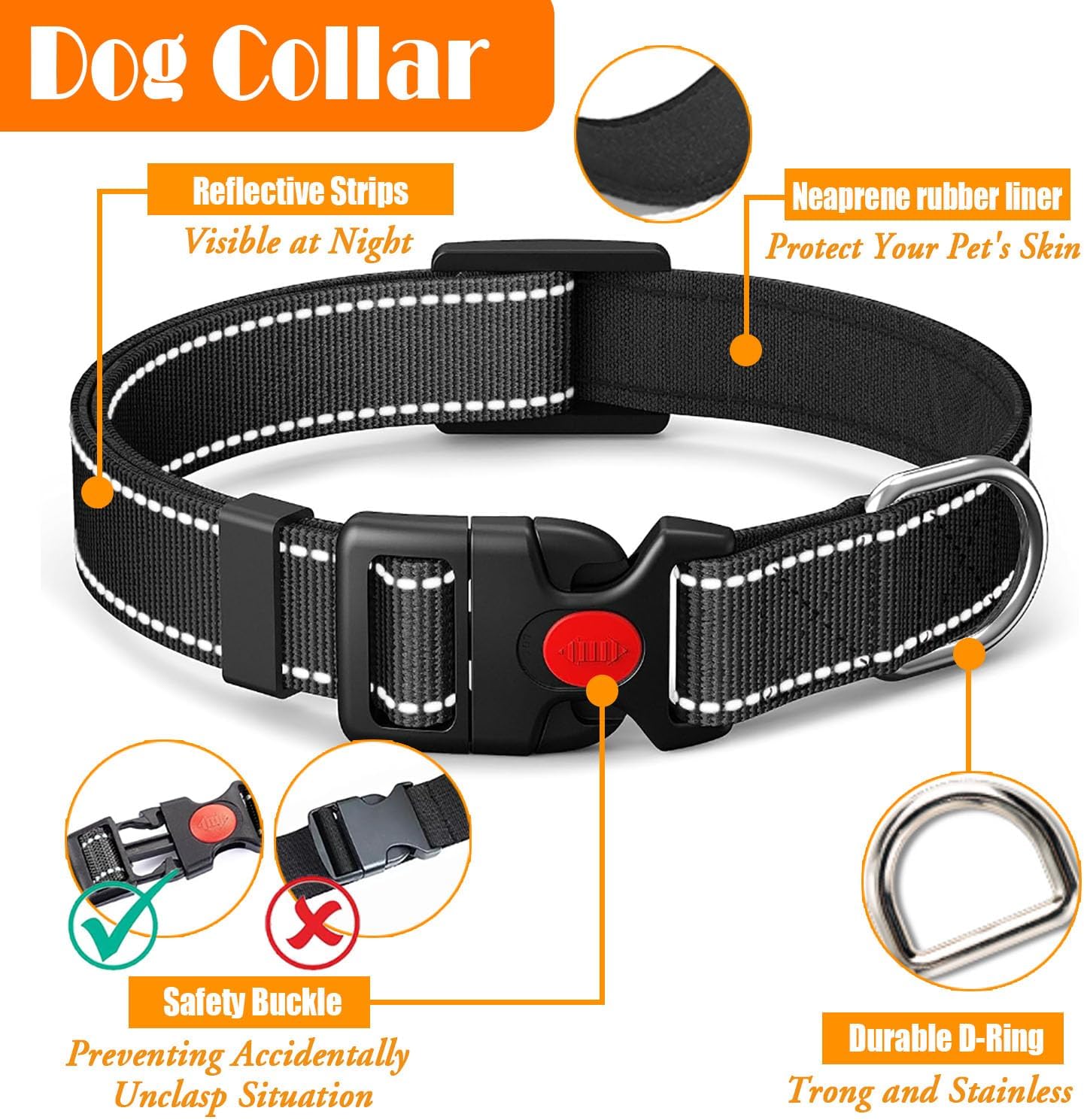 No-Pull Dog Harness, Collar & Leash Set – Includes Seat Belt, Collapsible Bowl & Poop Bag Dispenser, S–L - Best Pet Care Store