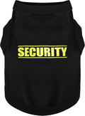 Cozy Cotton Dog Shirt Vest – Soft, Lightweight & Breathable with Graphics (Security) - Best Pet Care Store