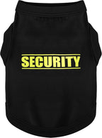 Cozy Cotton Dog Shirt Vest – Soft, Lightweight & Breathable with Graphics (Security) - Best Pet Care Store