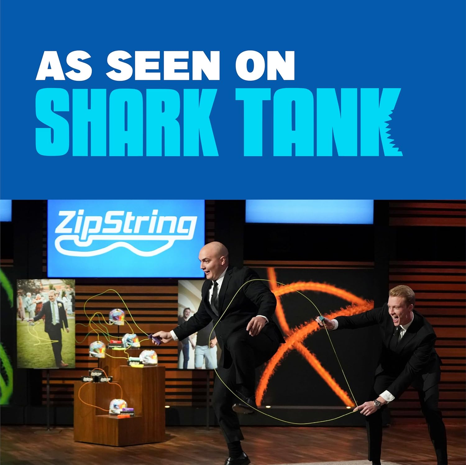 Original - as Seen on Shark Tank - Classic Rope Launcher Toy, Perfect for Kids & Adults - Fly a String Loop in the Air for Endless Tricks & Fun, Wonderment Awaits, Bold Blue - Best Pet Care Store