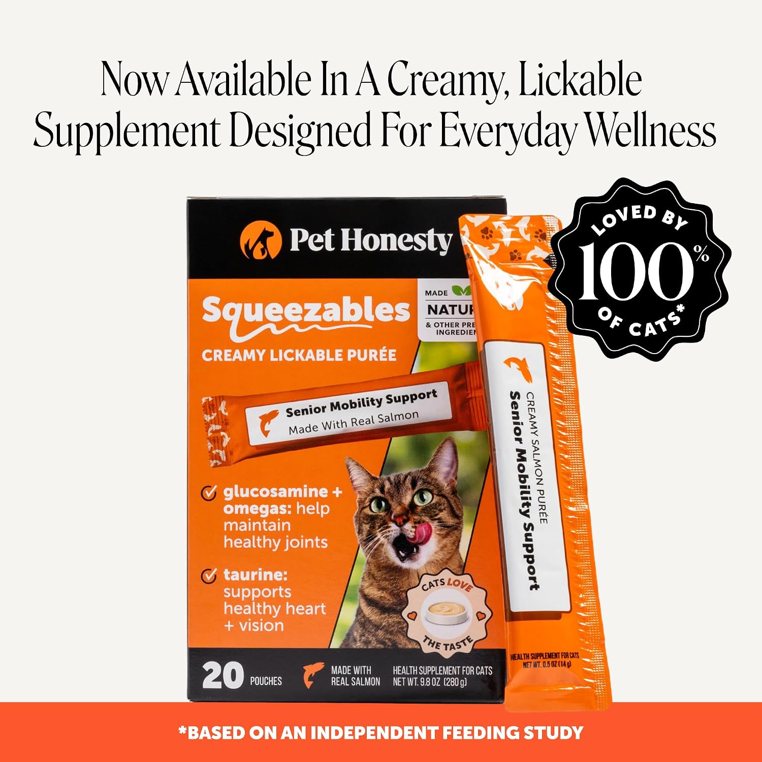 Senior Cat Joint Supplement Crunchy Creamy Hip + Joint for Cats - Ease Mobility Stiffness with Glucosamine Chondroitin, Green Lipped Mussel, Flexibility + Joint Support Chews (30-Day Supply) - Best Pet Care Store