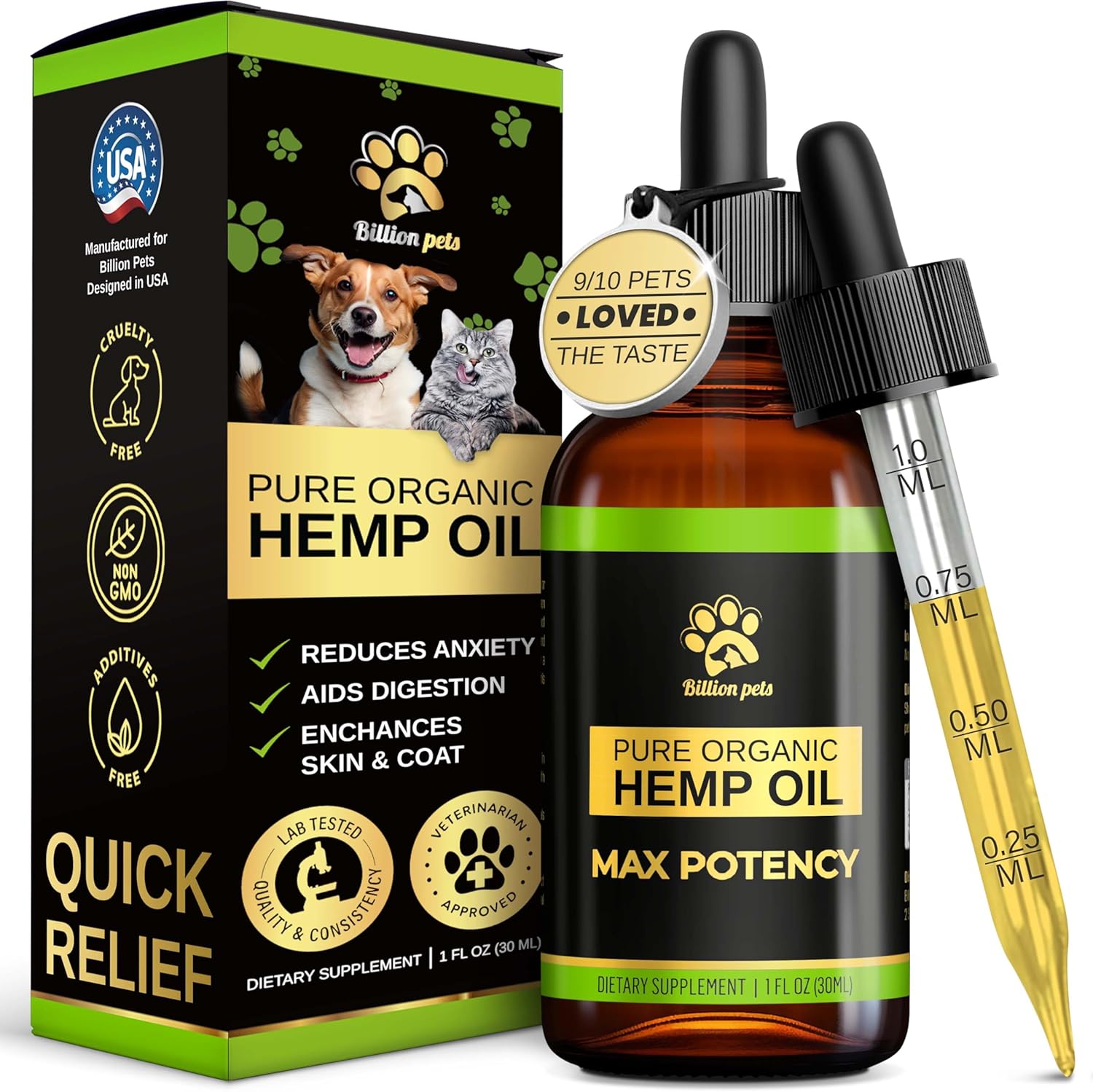 - Hemp Oil for Dogs and Cats - Helps with Anxiety, Pain, Stress, Sleep, Arthritis, Seizures Relief - Hip and Joint Support - Calming Drops Treats - Best Pet Care Store