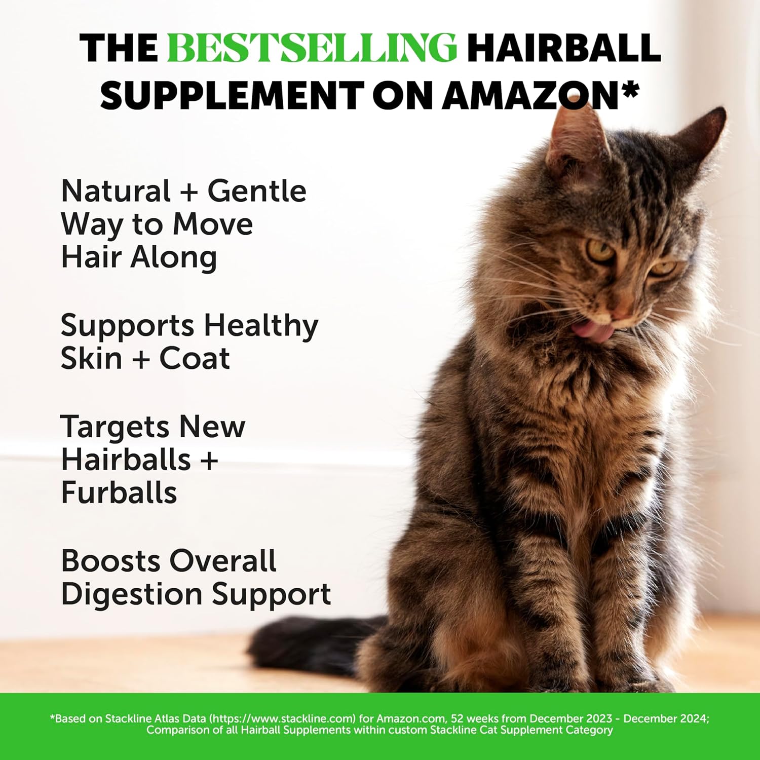 Cat Hairball Remedy Treats - Dual Texture Crunchy Creamy Hairball Treatment for Cats, Furball Relief Control Supplement with Fiber, Fish Oil for Indoor Cats Skin Coat Digestion (30-Day Supply) - Best Pet Care Store