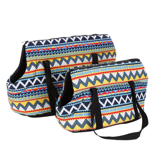 Vintage Pet Carrier Shoulder Bag for Cats and Dogs